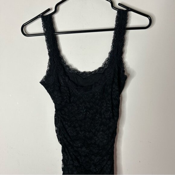 Victoria's Secret Moda Lace Ruched Mini Bodycon Dress Black Cocktail Y2K XS - Picture 8 of 16